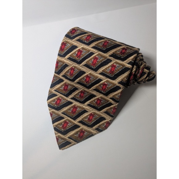 Robert Talbott Other - Robert Talbott Studio‎ Men's Necktie Tie 100%Silk 4"X60" Geometric Design Hand
